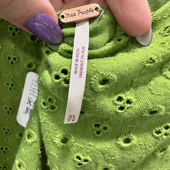 Free People Green Mini Dress - Picture 9 of 9